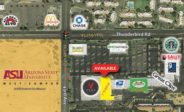 4255 W Thunderbird Rd, Phoenix, AZ - VUE AÉRIENNE  vue de carte