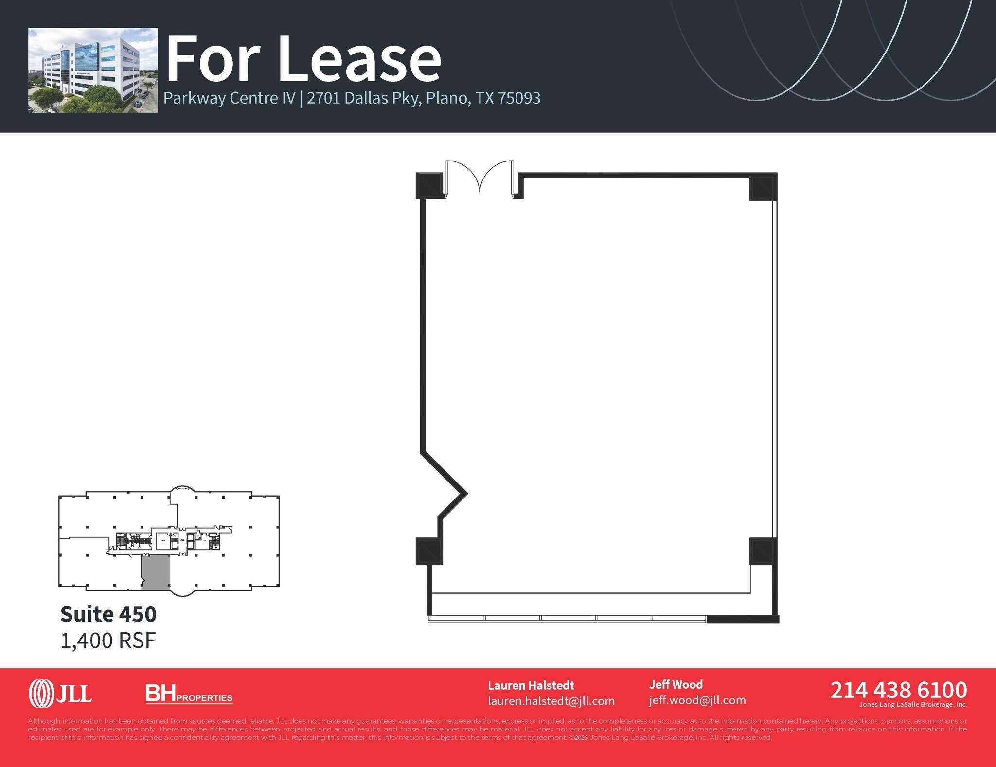 2701 Dallas Pky, Plano, TX à louer Plan d’étage– Image 1 sur 2
