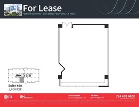 2701 Dallas Pky, Plano, TX à louer Plan d’étage– Image 1 sur 2