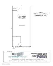 9810-9820 Owensmouth Ave, Chatsworth, CA à louer Plan d’étage– Image 1 sur 1