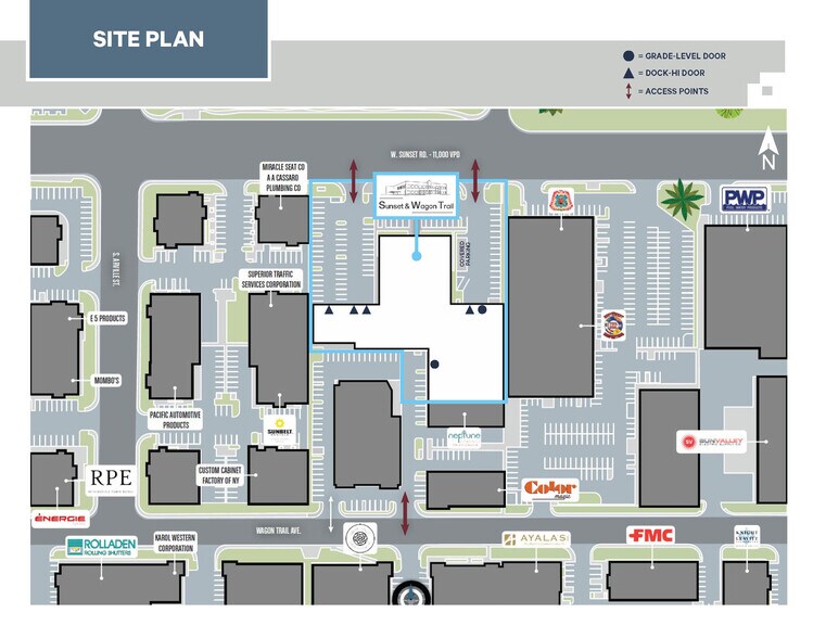 4270 W Wagon Trail Ave, Las Vegas, NV à vendre - Plan de site – Image 2 sur 7