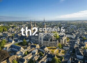 Bayeux - Vue aérienne vue de carte