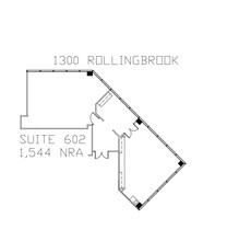 1300 Rollingbrook Dr, Baytown, TX à louer Plan d’étage– Image 1 sur 1