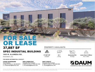Plus de détails pour 1606 Alameda Rd, Phoenix, AZ - Industriel/Logistique à louer