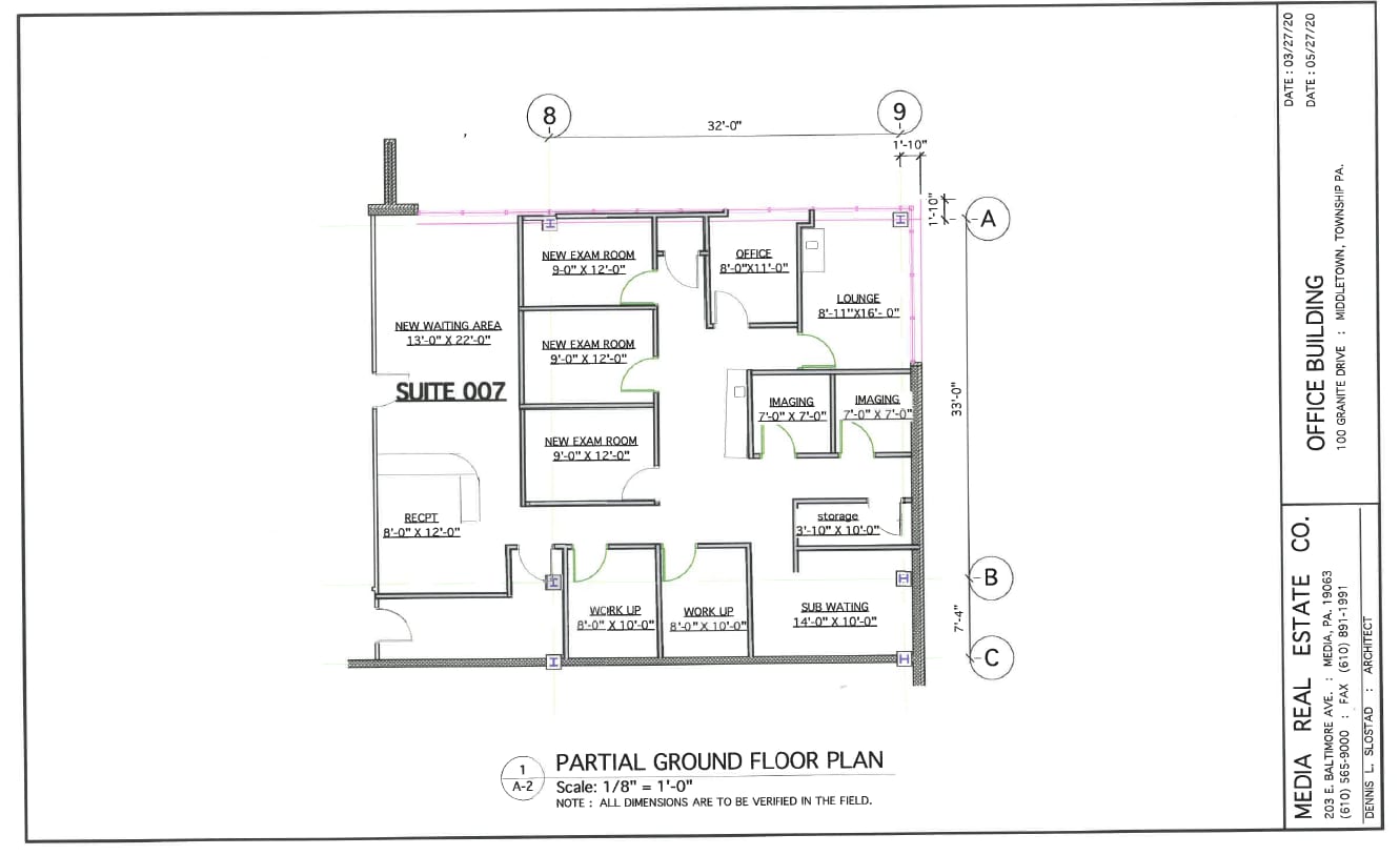 100 Granite Dr, Media, PA à louer Plan d’étage– Image 1 sur 1