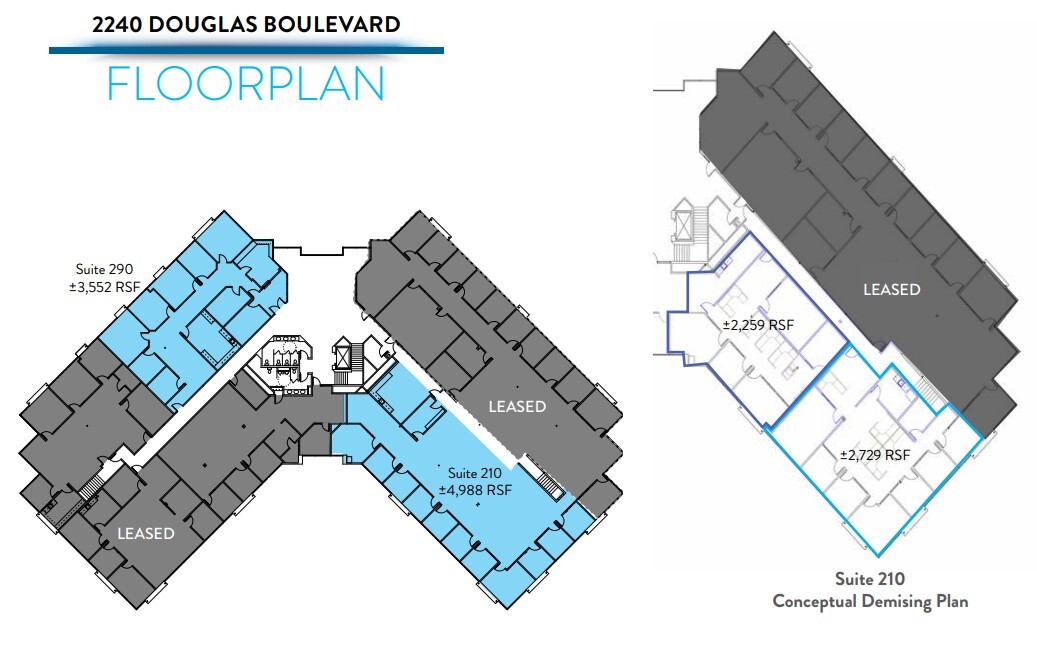 2240 Douglas Blvd, Roseville, CA à louer Plan d’étage– Image 1 sur 1