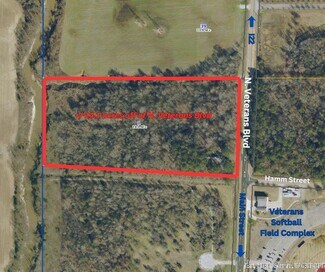 Plus de détails pour TBD North Veterans Memorial +/-14.1 acres blvd, Tupelo, MS - Terrain à vendre