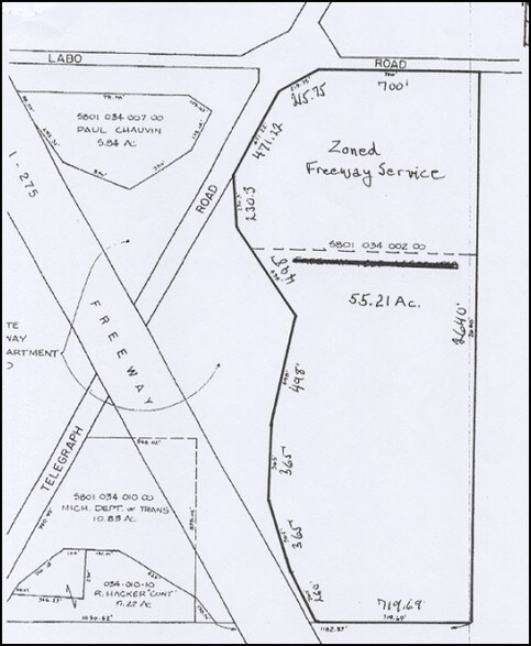 1808 E Labo Rd, Carleton, MI à vendre - Plan cadastral – Image 2 sur 11