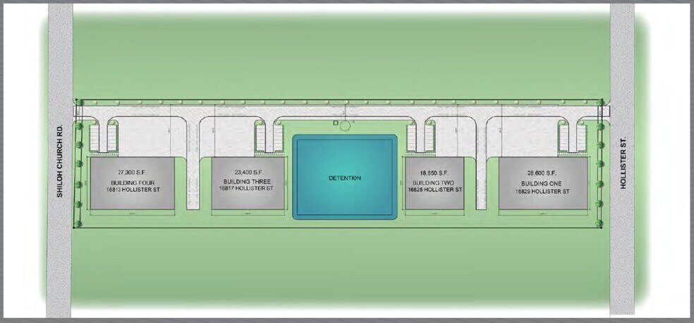 16825 Hollister St, Houston, TX à vendre - Plan de site – Image 2 sur 4