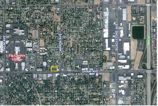 422-436 W Shaw Ave, Fresno, CA - Vue aérienne vue de carte