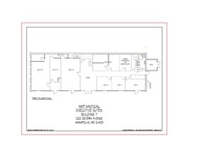 222 Severn Ave, Annapolis, MD à louer Plan de site– Image 1 sur 2