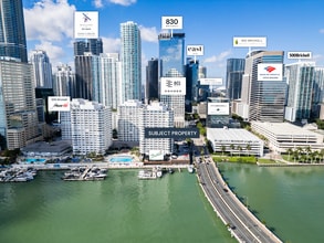 801 Brickell Bay Dr, Miami, FL - Vue aérienne vue de carte - Image1