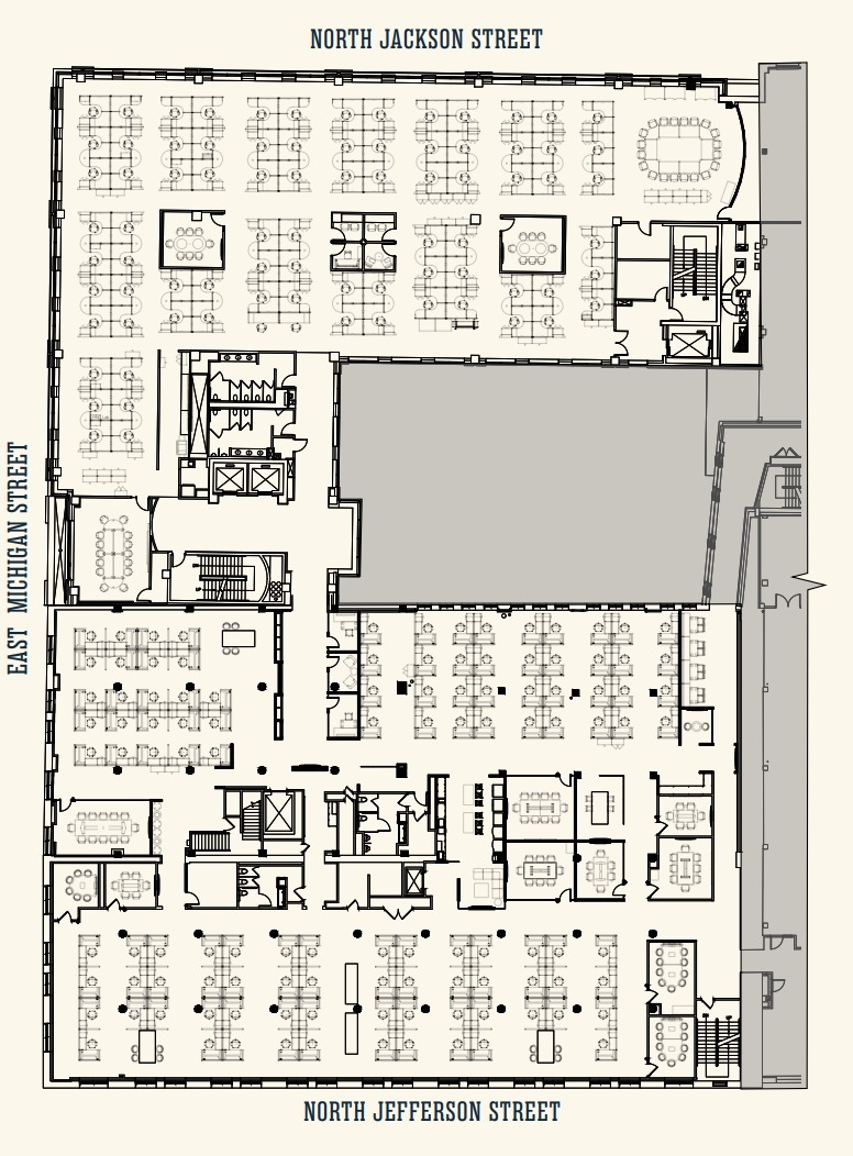 507 E Michigan St, Milwaukee, WI à louer Plan d’étage– Image 1 sur 1