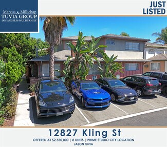 Plus de détails pour 12827 Kling St, Studio City, CA - Logement à vendre
