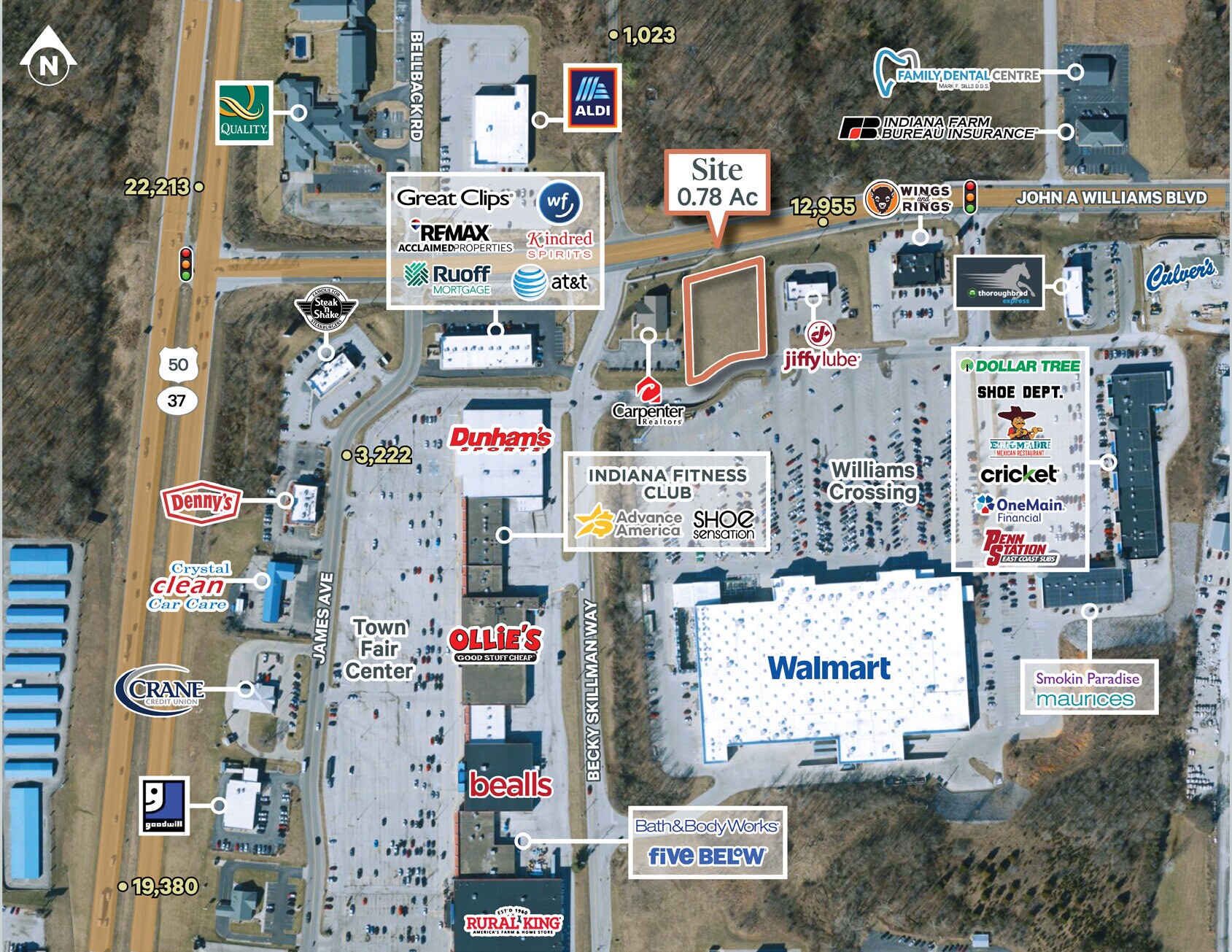 3200 John Williams Blvd, Bedford, IN à vendre Photo de l’immeuble– Image 1 sur 2