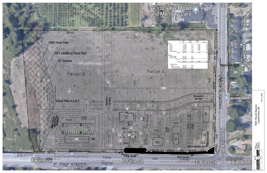 Hamrick Road at E Pine Street, Central Point, OR à vendre - Plan de site – Image 2 sur 2