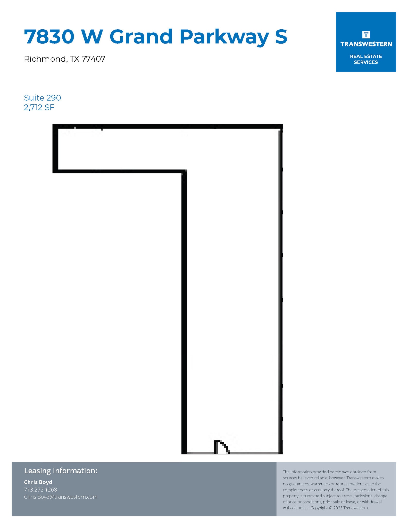 7830 W Grand Pky S, Richmond, TX à louer Plan d’étage– Image 1 sur 1