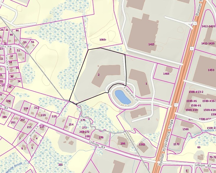 2 Edgewater Dr, Norwood, MA à vendre - Plan cadastral – Image 2 sur 5