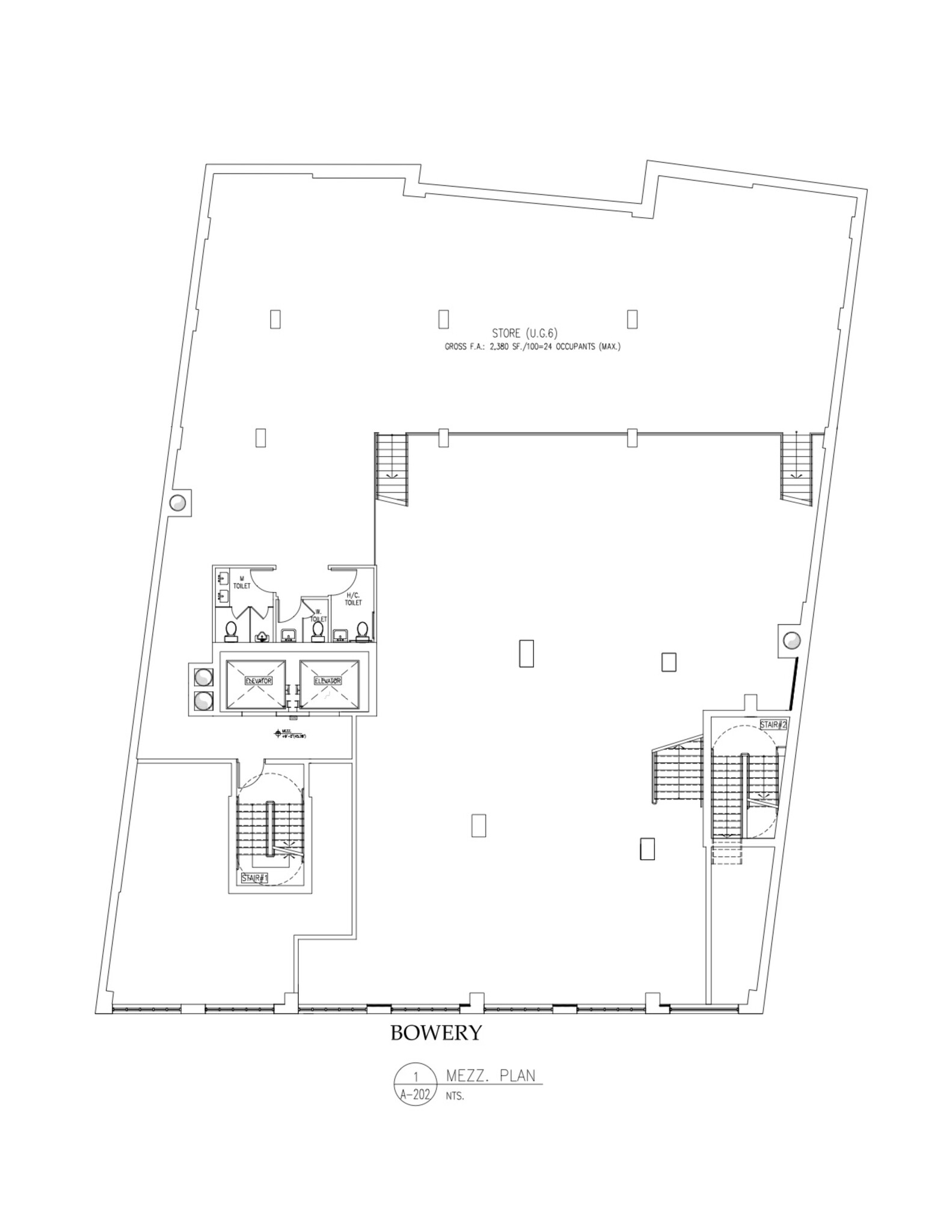 138 Bowery, New York, NY à louer Plan de site– Image 1 sur 4