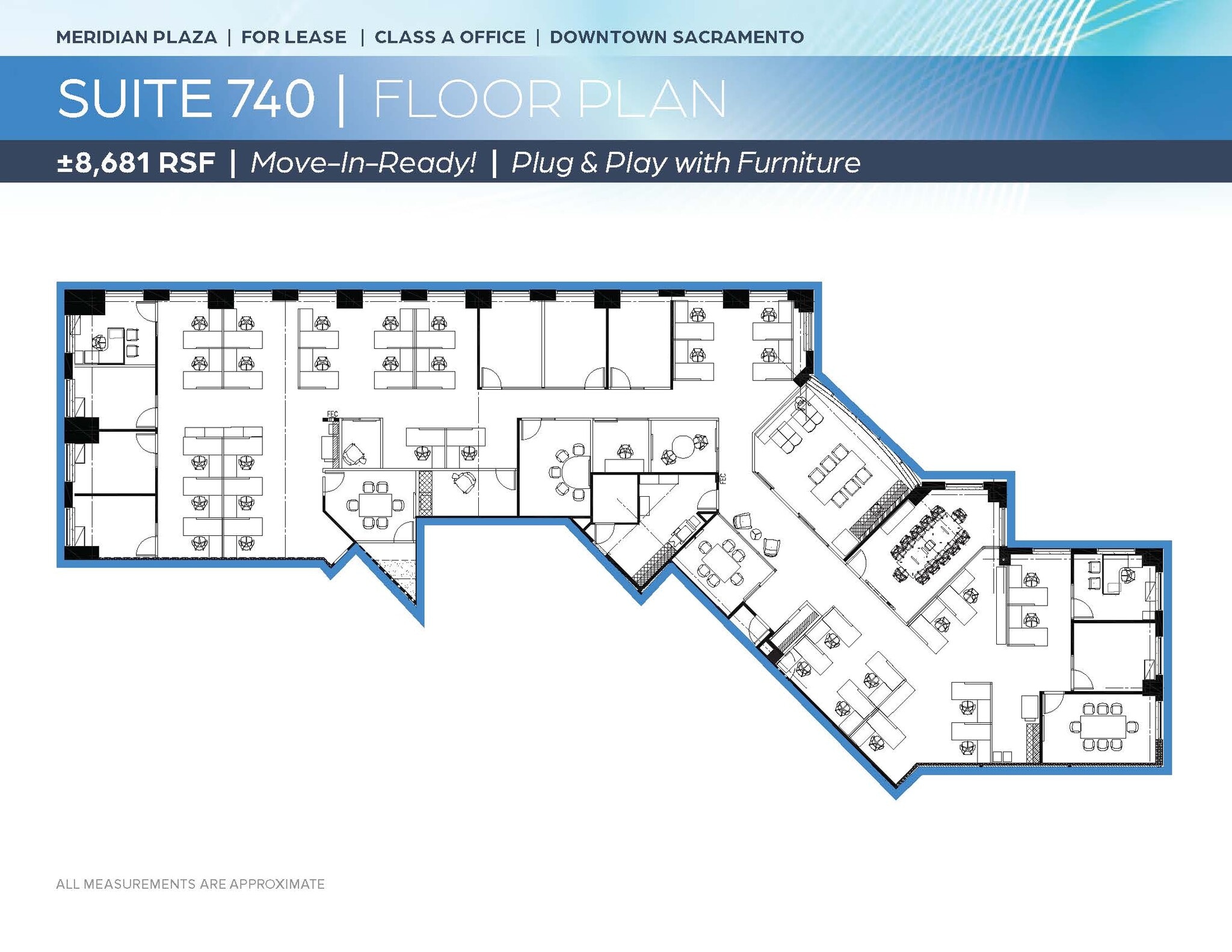 1415 L St, Sacramento, CA à louer Plan d’étage– Image 1 sur 1