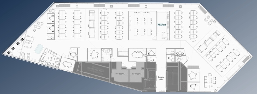 440-500 W Broad St, Columbus, OH à louer - Plan d’étage – Image 2 sur 7