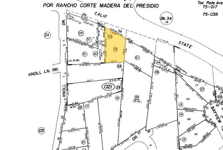 104 Tiburon Blvd, Mill Valley, CA à louer - Plan cadastral – Image 3 sur 4