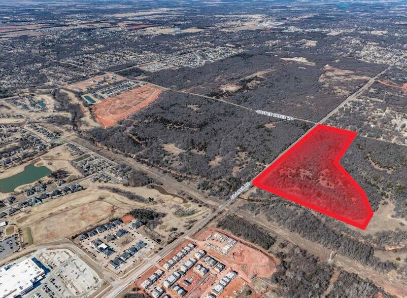 E Coffee Creek Rd & N Sooner rd, Edmond, OK à vendre - Aérien – Image 2 sur 2
