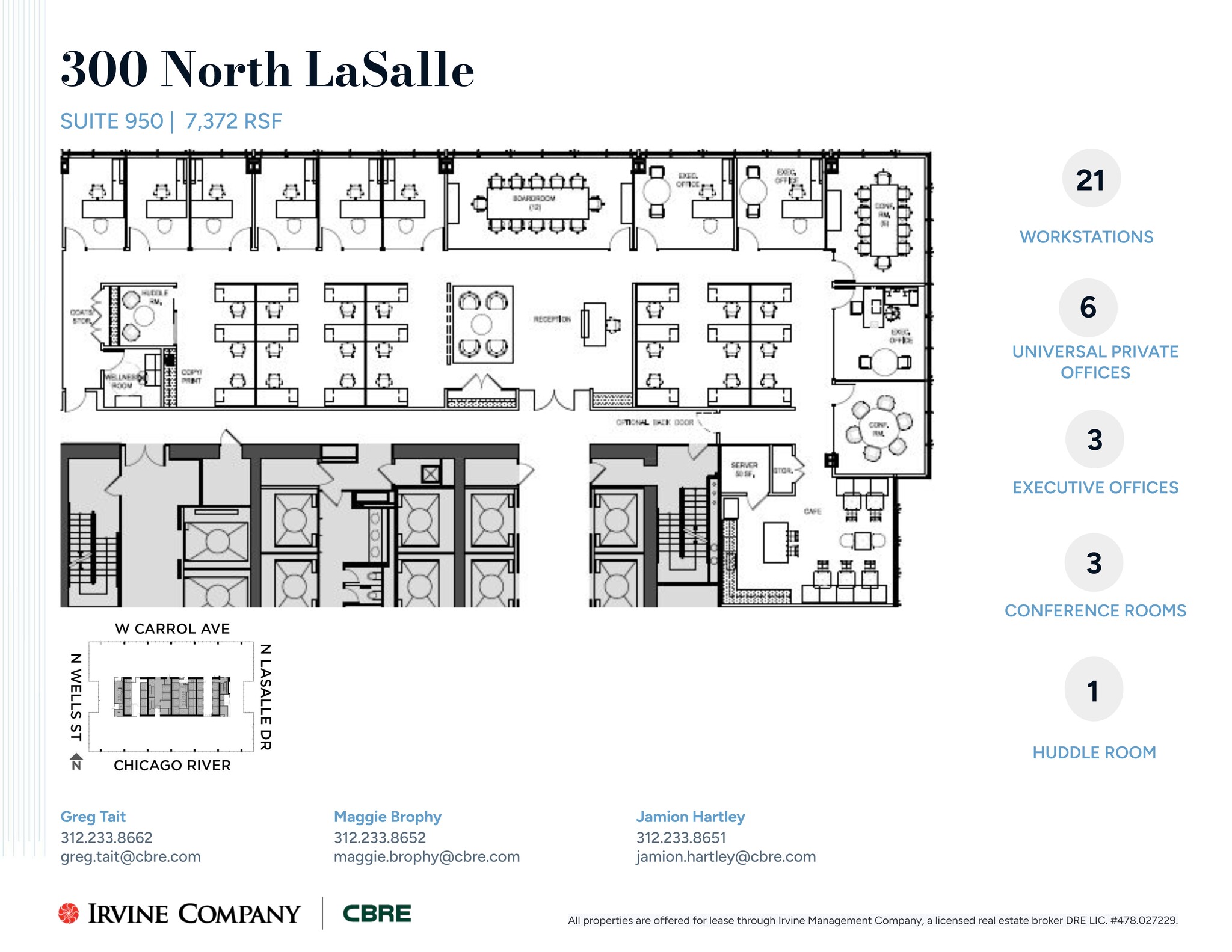 300 N LaSalle St, Chicago, IL à louer Plan de site– Image 1 sur 2