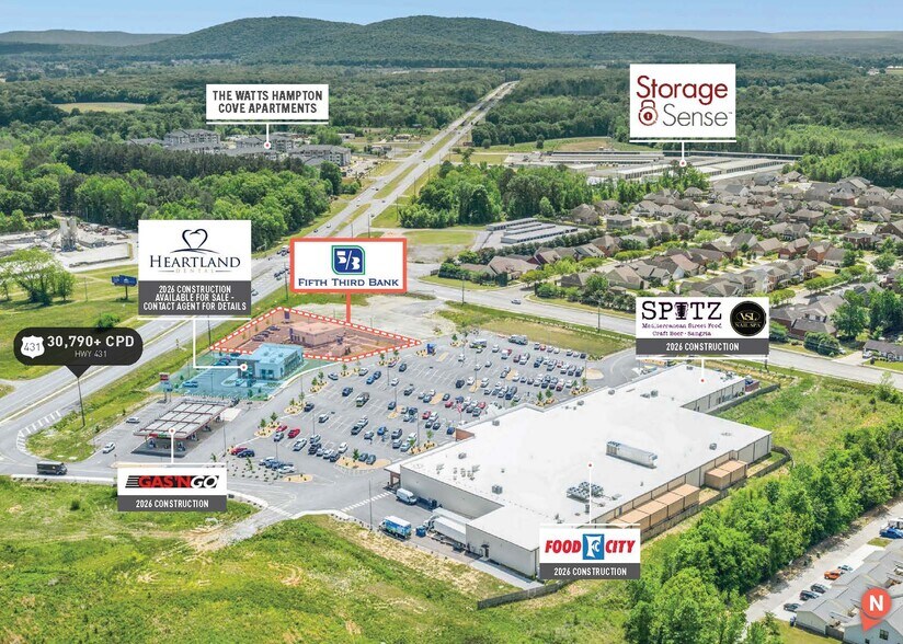 7068 US-431 Hwy, Owens Cross Roads, AL à vendre - Photo de l’immeuble – Image 3 sur 5