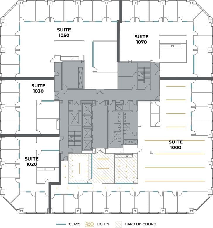 100 Spectrum Center Dr, Irvine, CA à louer Plan d’étage– Image 1 sur 6