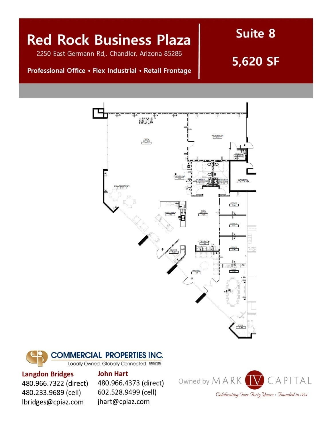 2301 E Yeager Dr, Chandler, AZ à louer Plan d’étage– Image 1 sur 1