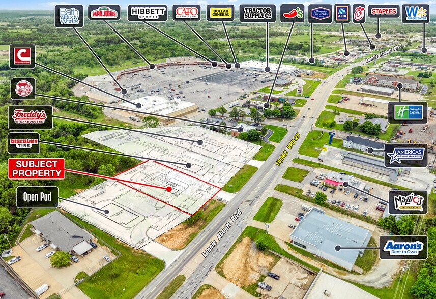 1000 Lonnie Abbott Blvd, Ada, OK à vendre - Aérien – Image 3 sur 5
