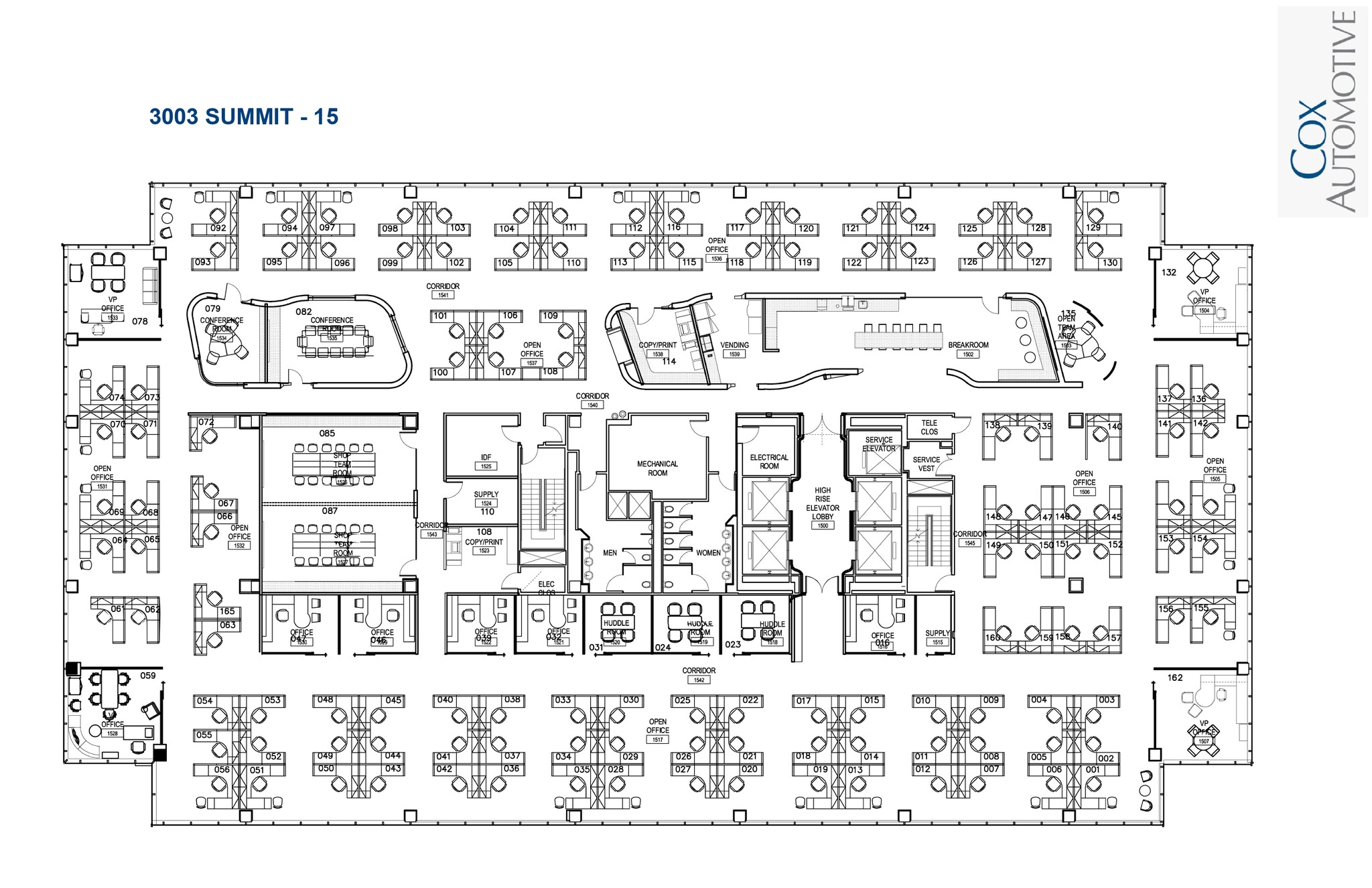 3003 Summit Blvd, Atlanta, GA à louer Plan d’étage– Image 1 sur 1