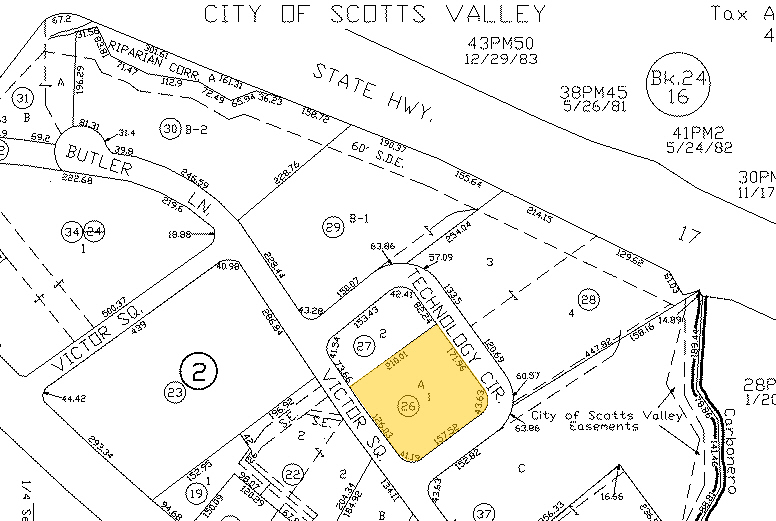 225-231 Technology Cir, Scotts Valley, CA à louer - Plan cadastral – Image 2 sur 5