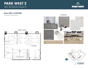 1501-1507 Lyndon B Johnson Fwy, Dallas, TX à louer Plan d’étage– Image 2 sur 2