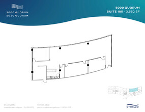 5000 Quorum Dr, Dallas, TX à louer Plan d’étage– Image 1 sur 1