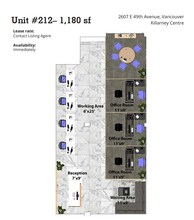 2605-2689 49th Ave E, Vancouver, BC à louer Plan d’étage– Image 1 sur 1