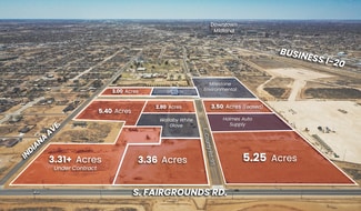 Plus de détails pour NW Corner of S. Fairgrounds Rd. and Indiana Ave., Midland, TX - Terrain à vendre