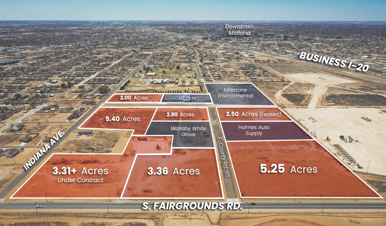 NW Corner of S. Fairgrounds Rd. and Indiana Ave., Midland, TX à vendre Photo de l’immeuble– Image 1 sur 18