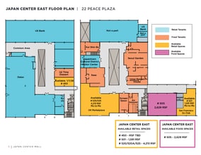 1737 Post St, San Francisco, CA à louer Plan d’étage– Image 1 sur 1