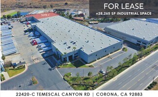 Plus de détails pour 22420 Temescal Canyon Rd, Corona, CA - Industriel/Logistique à louer