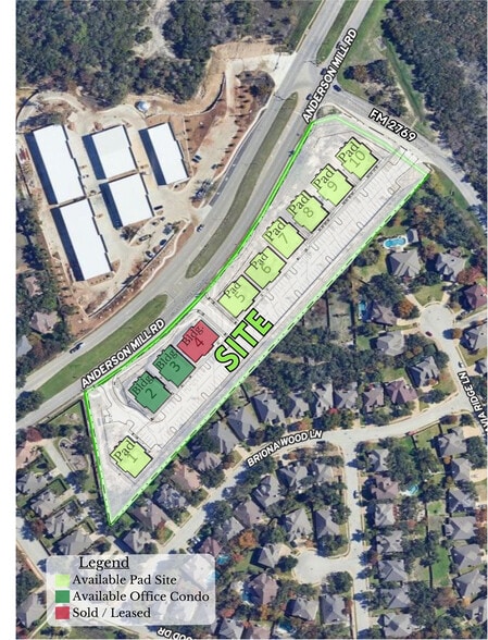 12801 Anderson Mill Rd, Austin, TX à louer - Plan de site – Image 2 sur 11