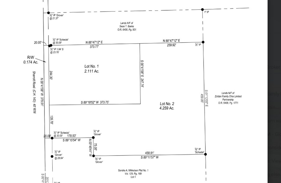 Sharrott Road., Youngstown, OH à vendre - Plan cadastral – Image 2 sur 2