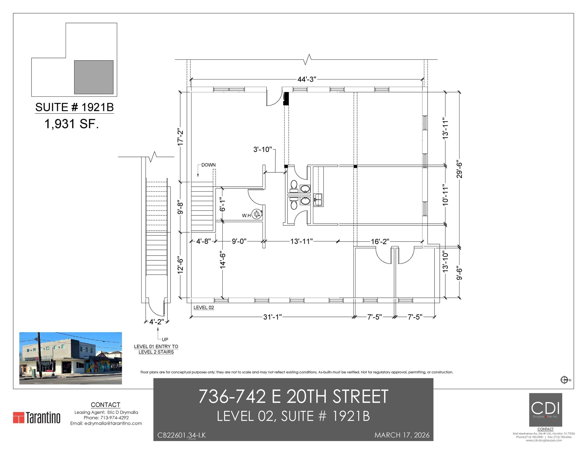 736-742 E 20th St, Houston, TX à louer Plan d’étage– Image 1 sur 1
