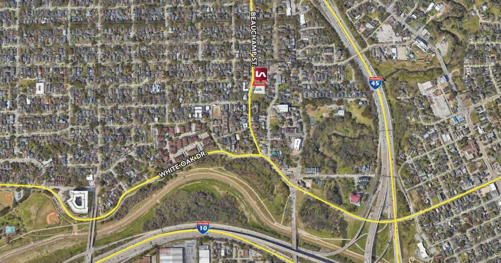 2812 Beauchamp St, Houston, TX à louer - Aérien – Image 2 sur 2