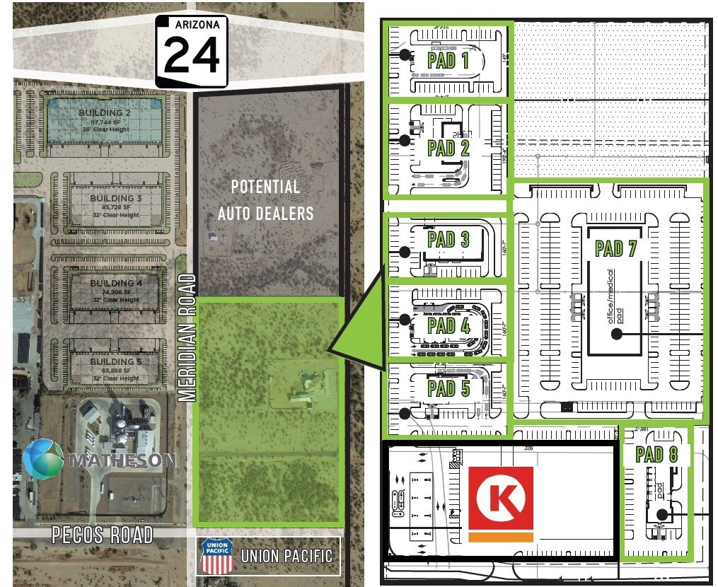 SEC Meridian & SR24, Queen Creek, AZ à vendre Photo de l’immeuble– Image 1 sur 9
