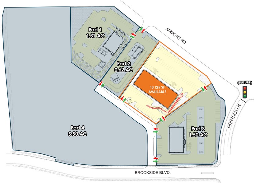 The Shops at Pepper Creek - Pad Sites portefeuille de 4 biens à vendre sur LoopNet.fr - Photo de l’immeuble – Image 1 sur 1
