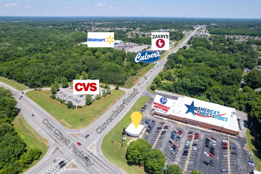 2606 Cloverdale Rd, Florence, AL à vendre - Aérien – Image 2 sur 14