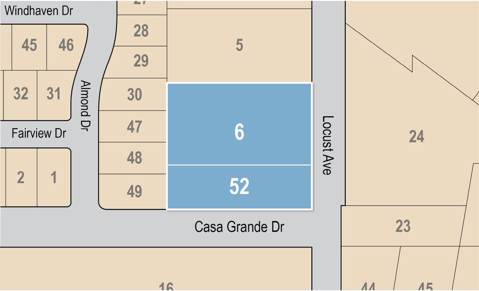 5250 Locust Ave, Rialto, CA à vendre - Plan cadastral – Image 2 sur 2