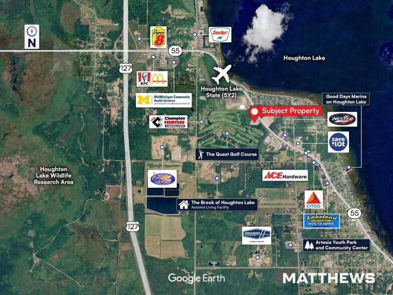 7685 W Houghton Lake Dr, Houghton Lake, MI à vendre - Photo de l’immeuble – Image 3 sur 3